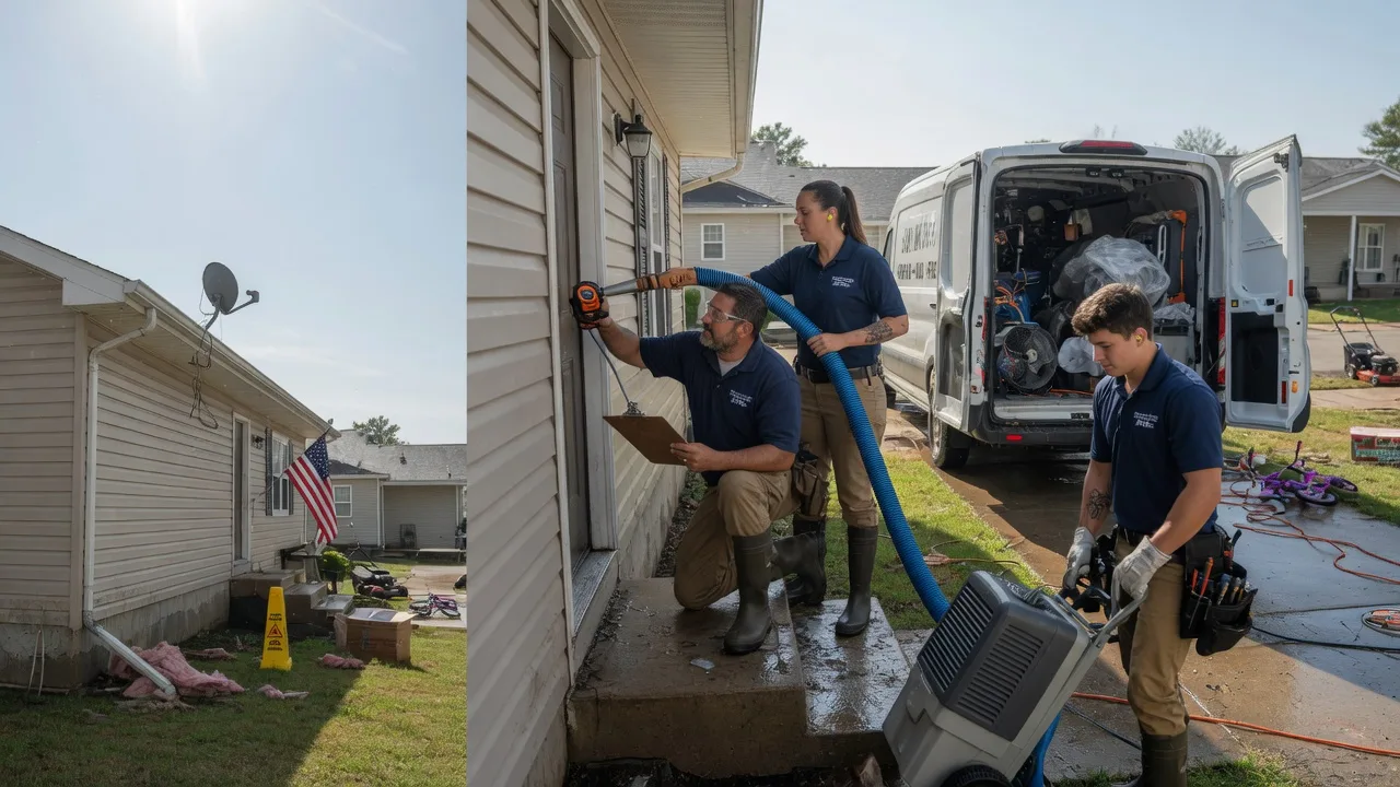 Ceiling Water Damage Restoration in Helena, OH near me